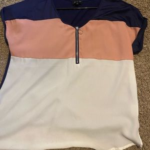 Business Causal Short sleeve Womens Blouse